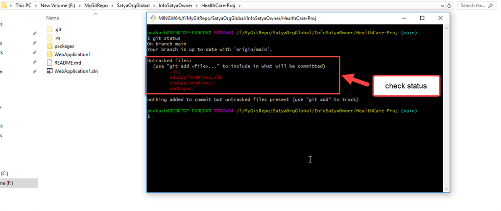Managing Files On GitHub Using Git Bash 📥📤 In Real-Time Scenario - Owner Uploads Project In GitHub Repo